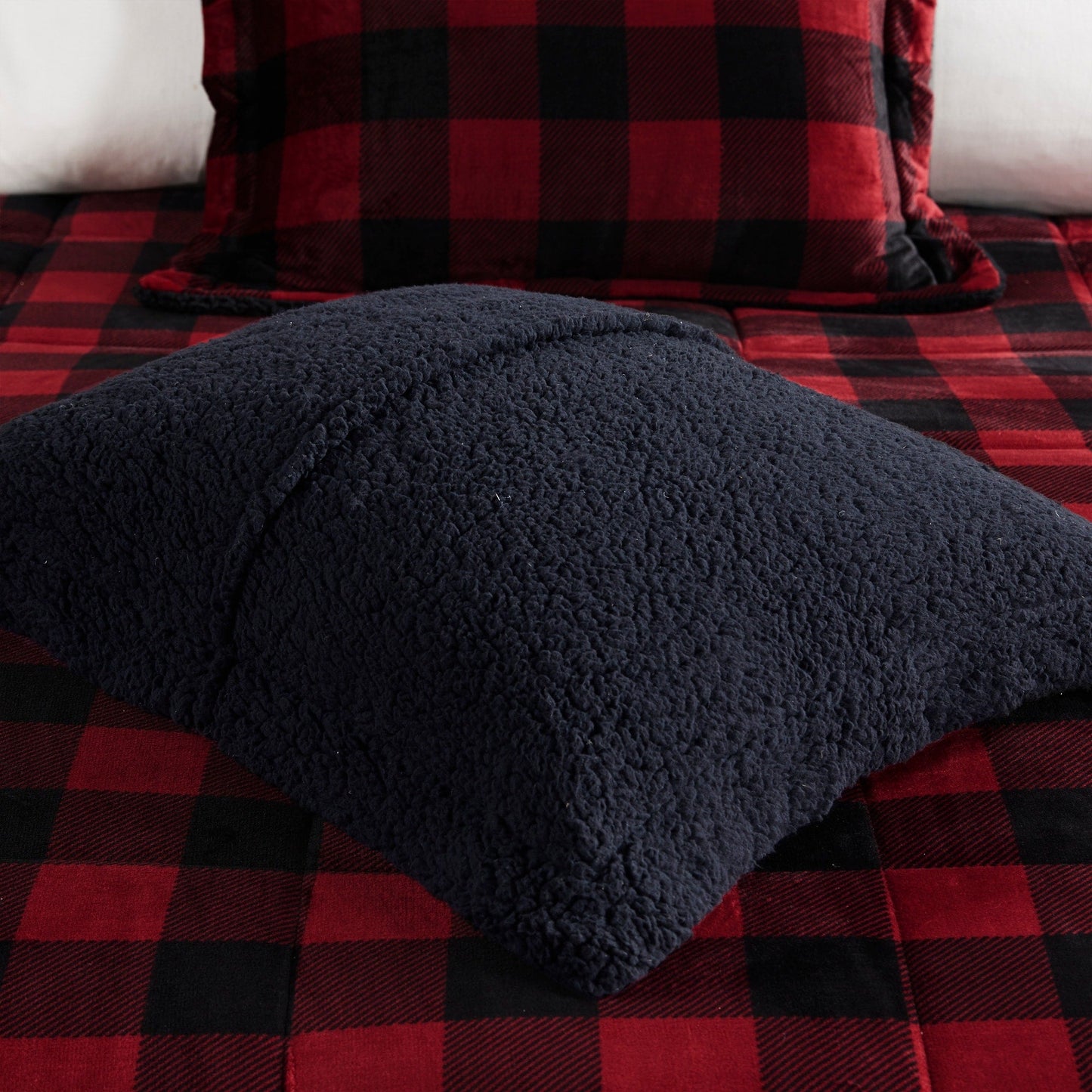 Parure de couette Woolrich Alton en duvet synthétique et sherpa