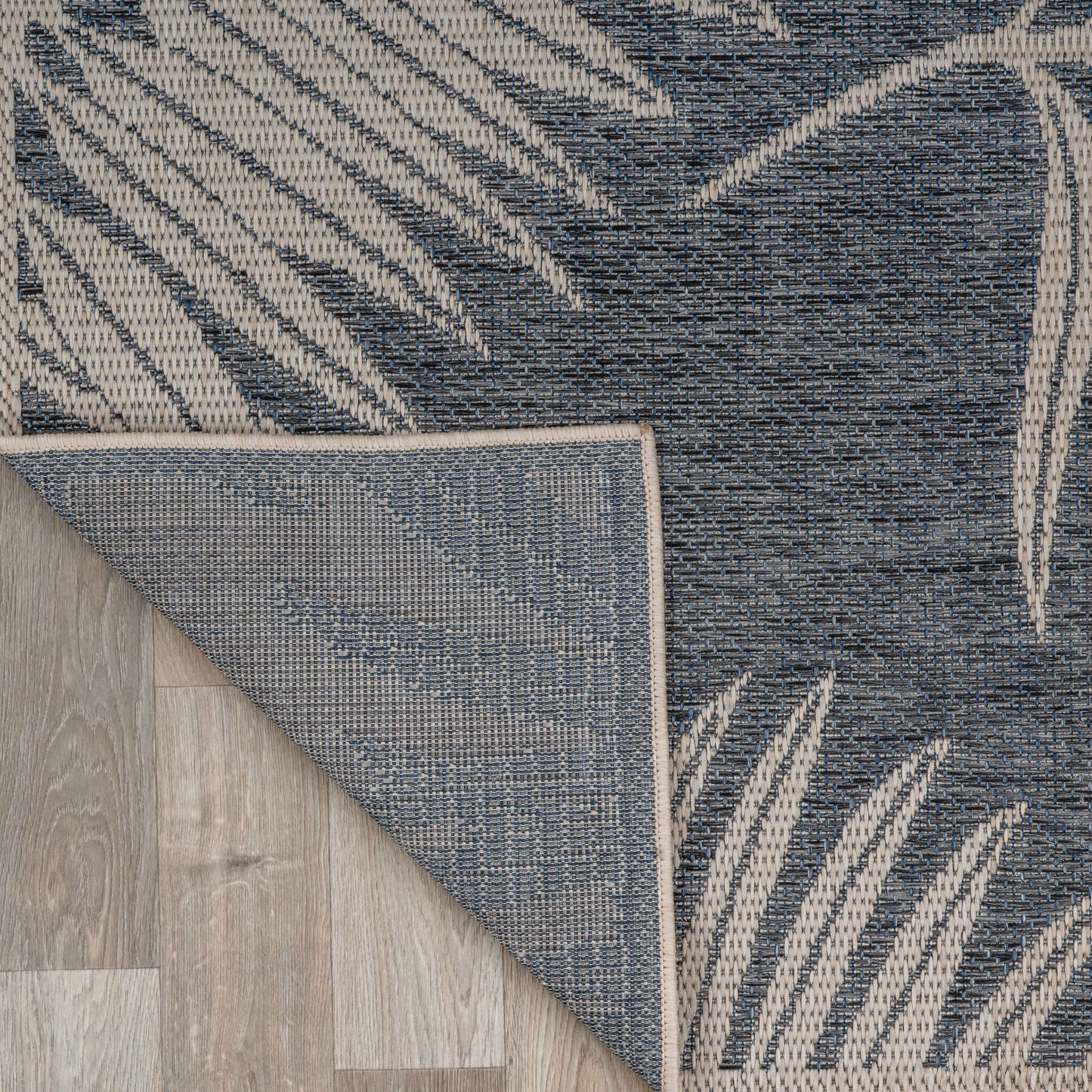 Tapis d'intérieur/extérieur contemporain à motif floral World Rug Gallery