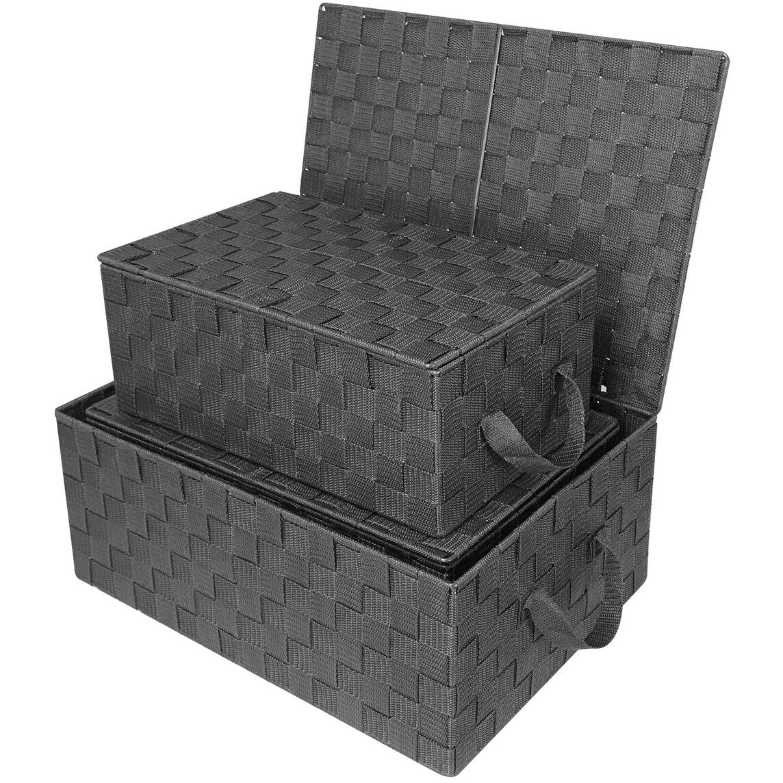 Ensemble de paniers de rangement tissés - N/A