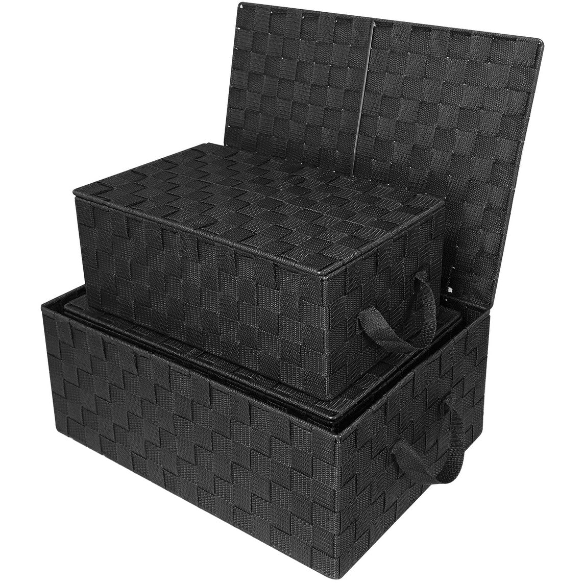 Ensemble de paniers de rangement tissés - N/A