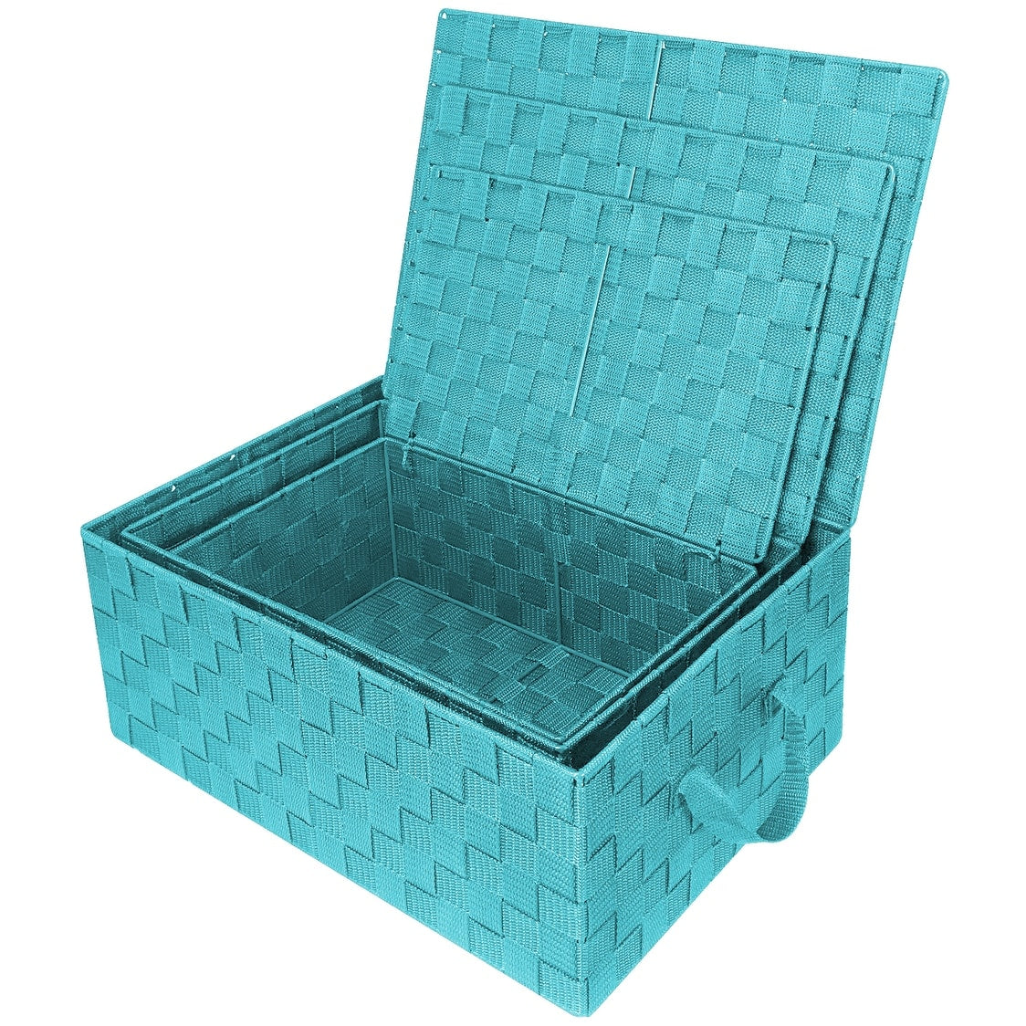 Ensemble de paniers de rangement tissés - N/A