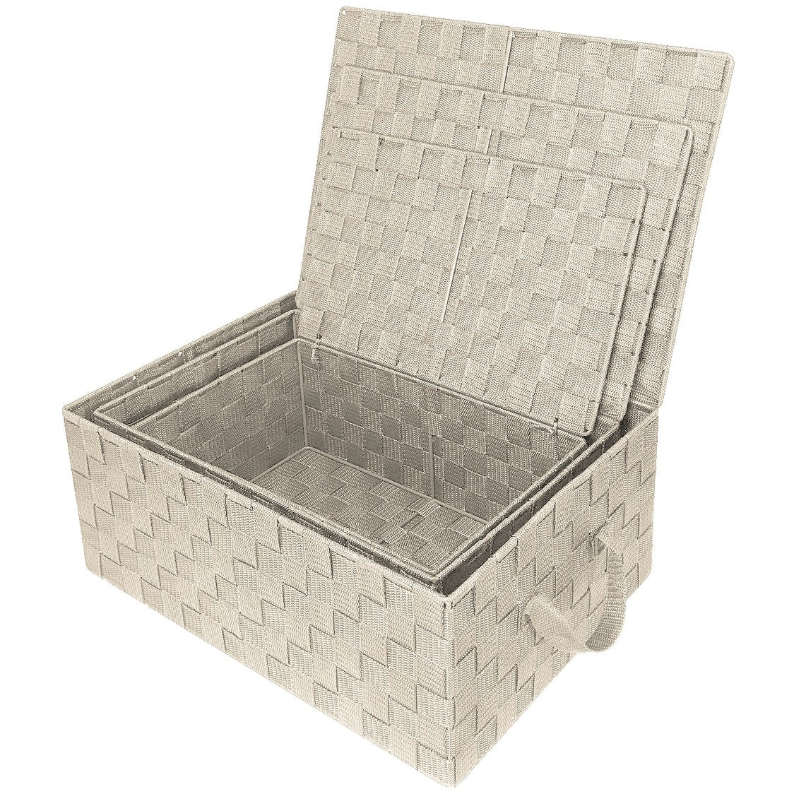 Ensemble de paniers de rangement tissés - N/A