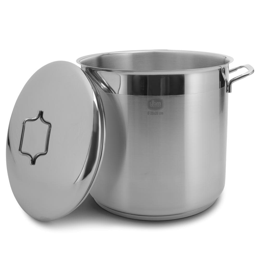Marmite professionnelle YBM Home en acier inoxydable 18/10, compatible induction