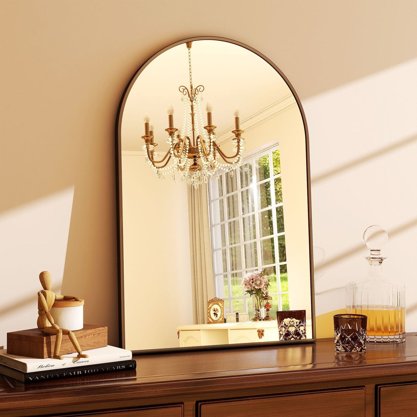 Miroir de salle de bain mural YVANLA Arch