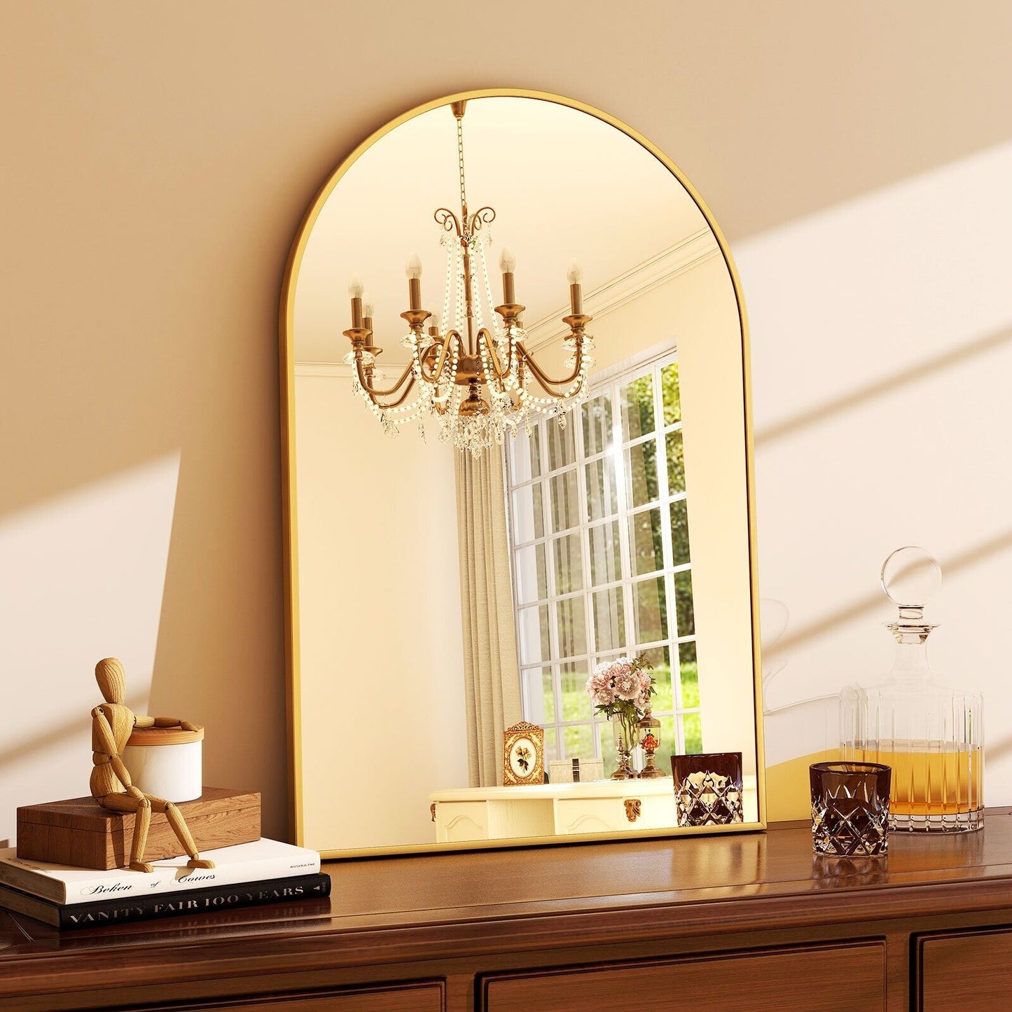Miroir de salle de bain mural YVANLA Arch