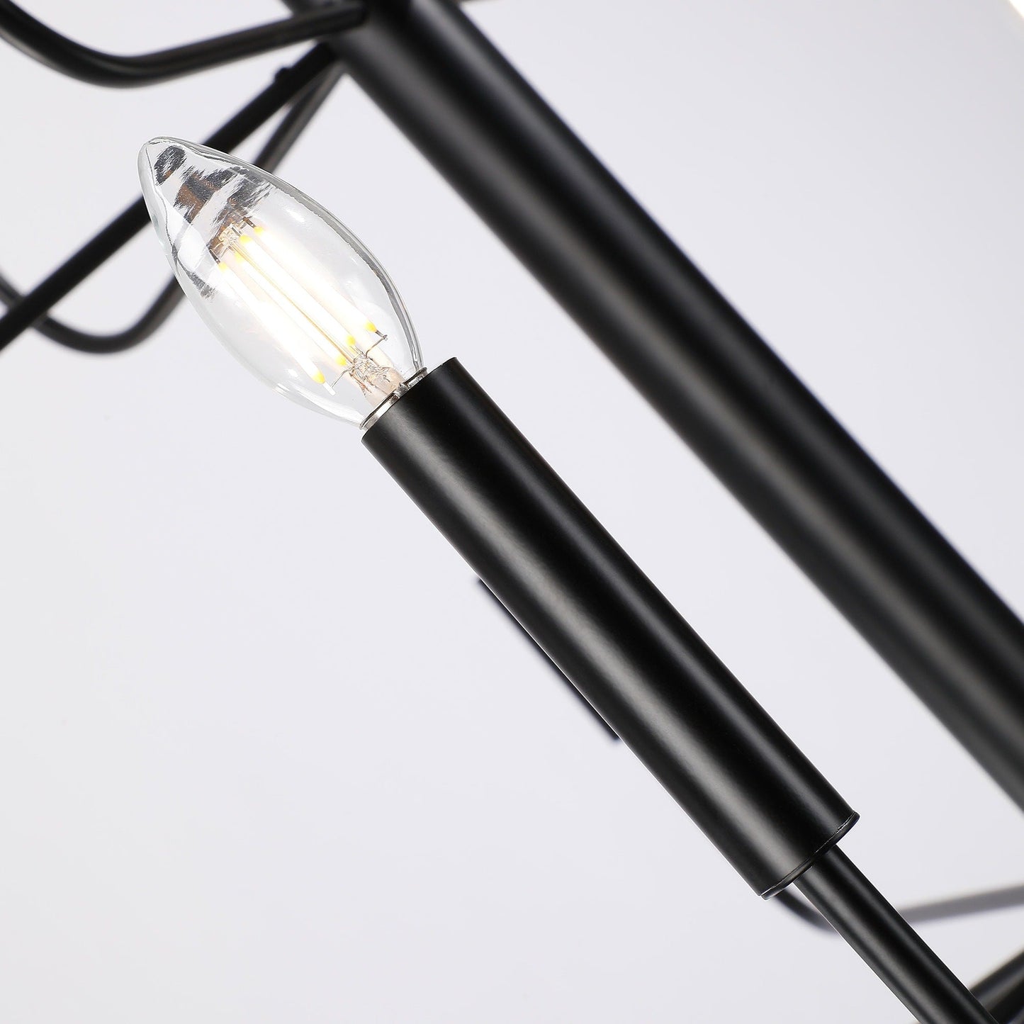 Lustre chandelier minimaliste à 15 lumières, 2 niveaux, design ancien - 48
