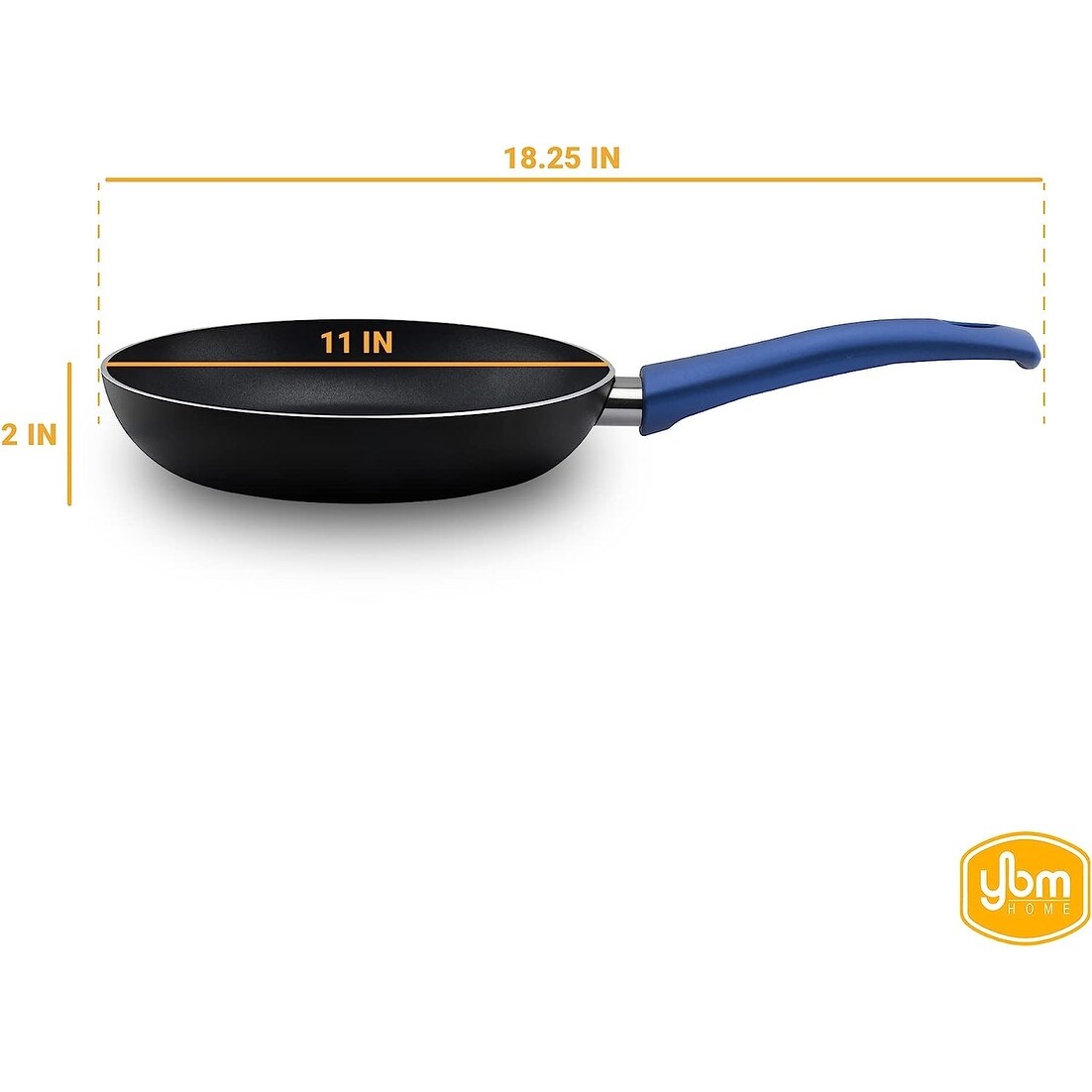 Poêle à frire antiadhésive YBM Home Teflon Classic pour omelettes