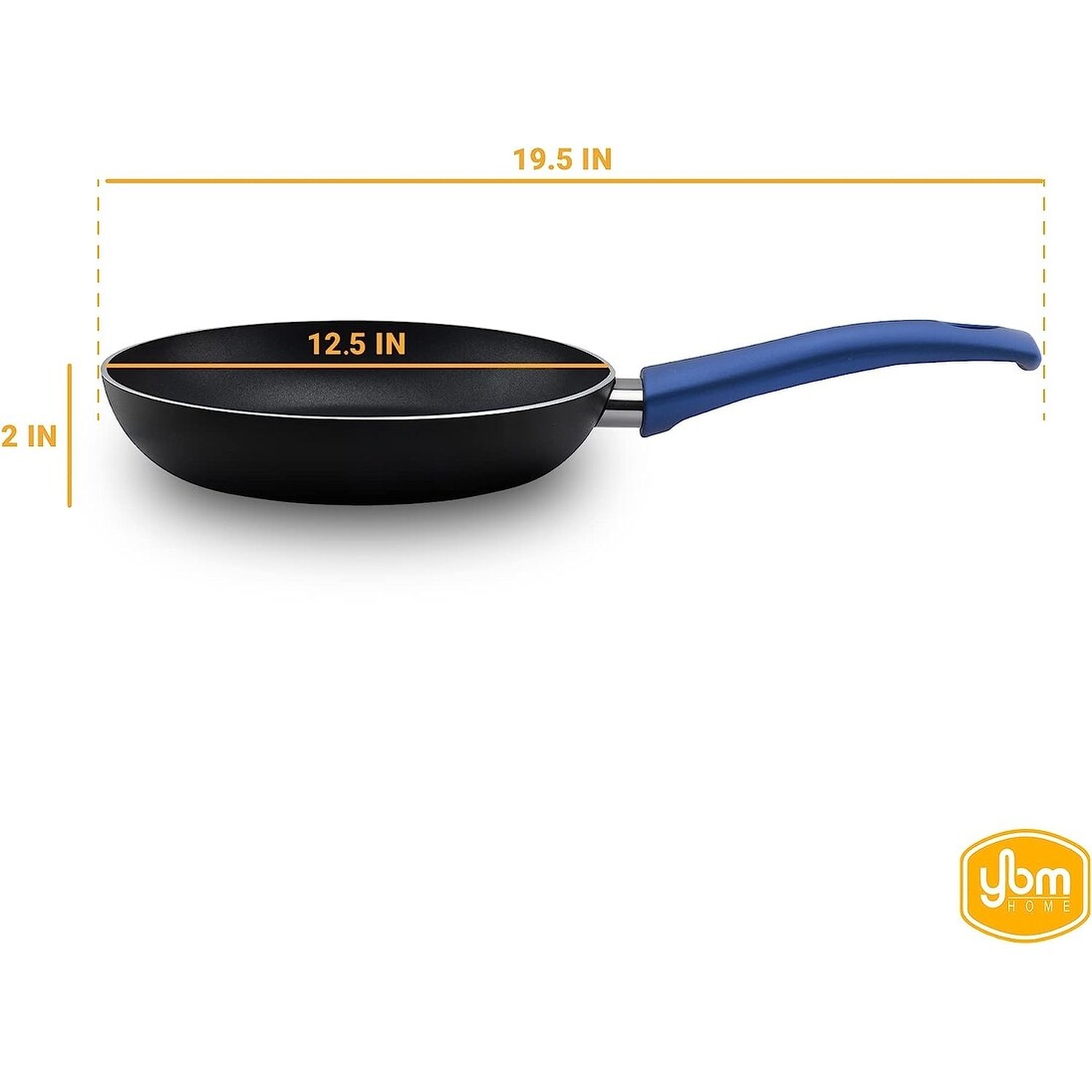 Poêle à frire antiadhésive YBM Home Teflon Classic pour omelettes