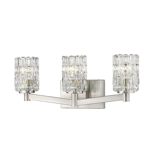 Luminaire de salle de bain large Z-Lite Aubrey à 3 lampes de 23 pouces