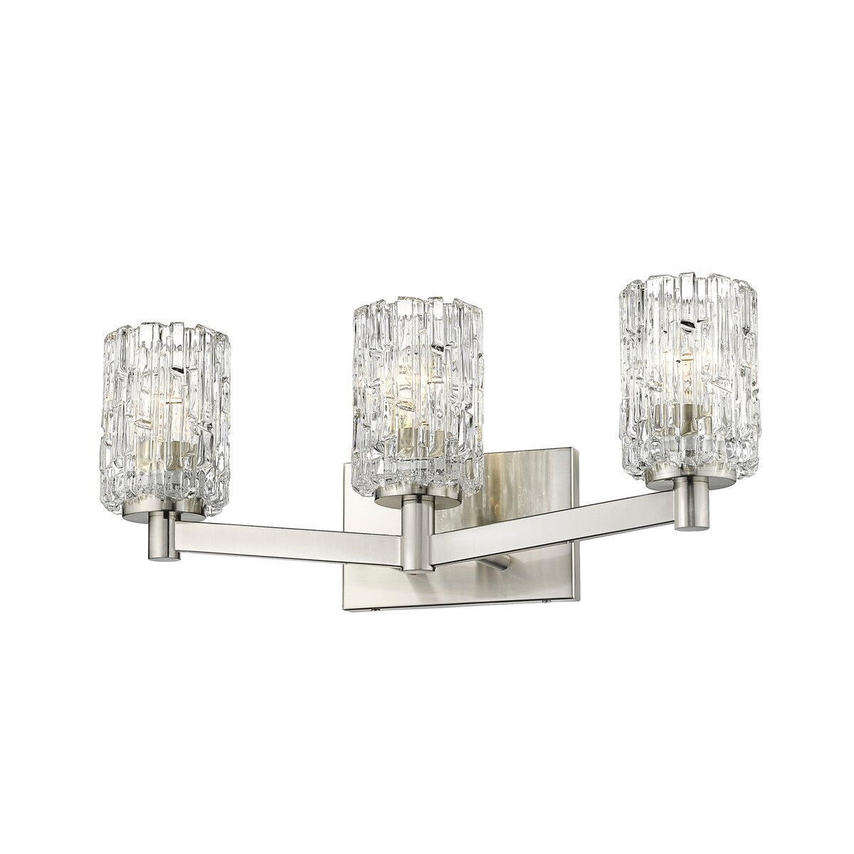 Luminaire de salle de bain large Z-Lite Aubrey à 3 lampes de 23 pouces
