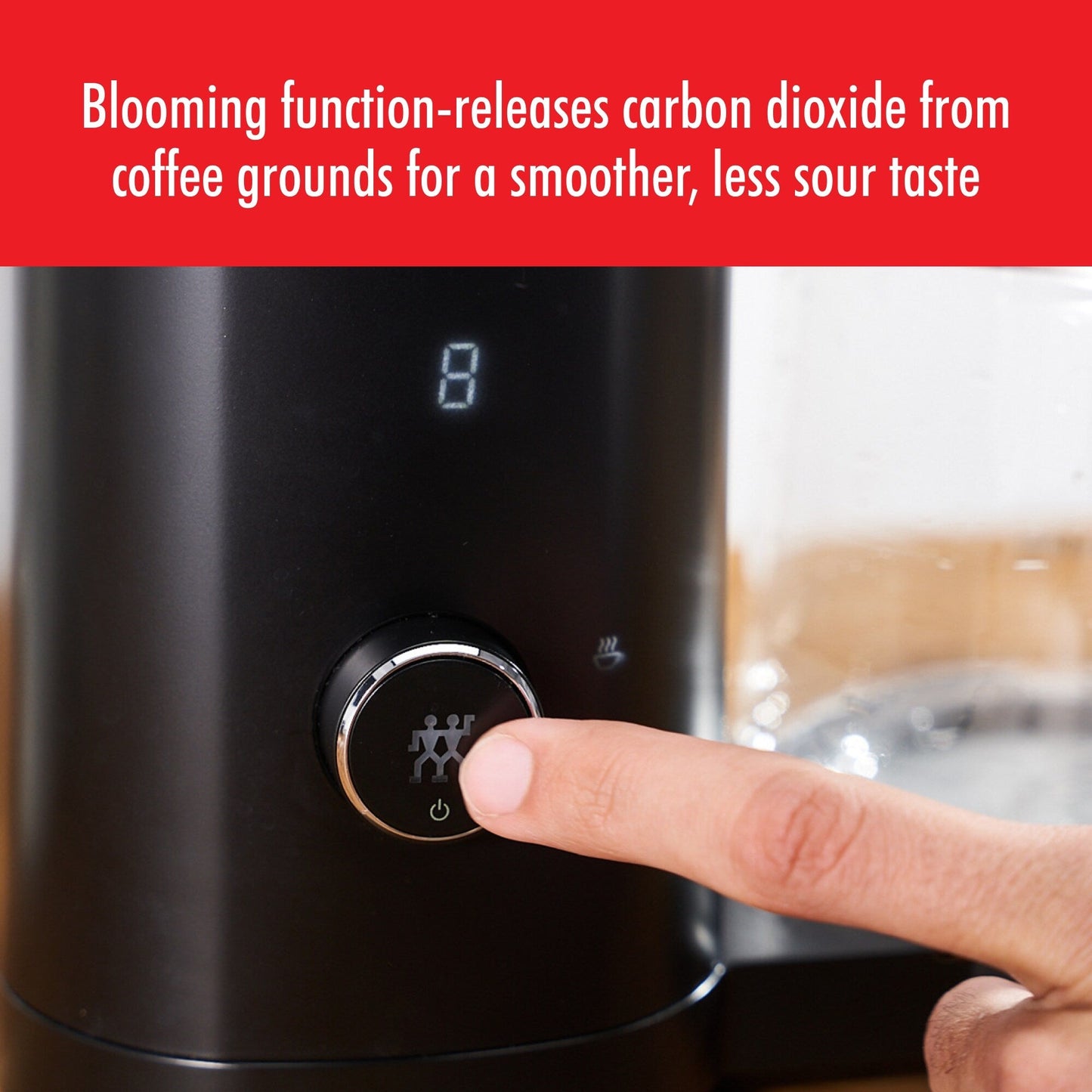 Cafetière filtre ZWILLING Enfinigy avec carafe isotherme 10 tasses, récompensée par la norme SCA Golden Cup - 2,5 pintes
