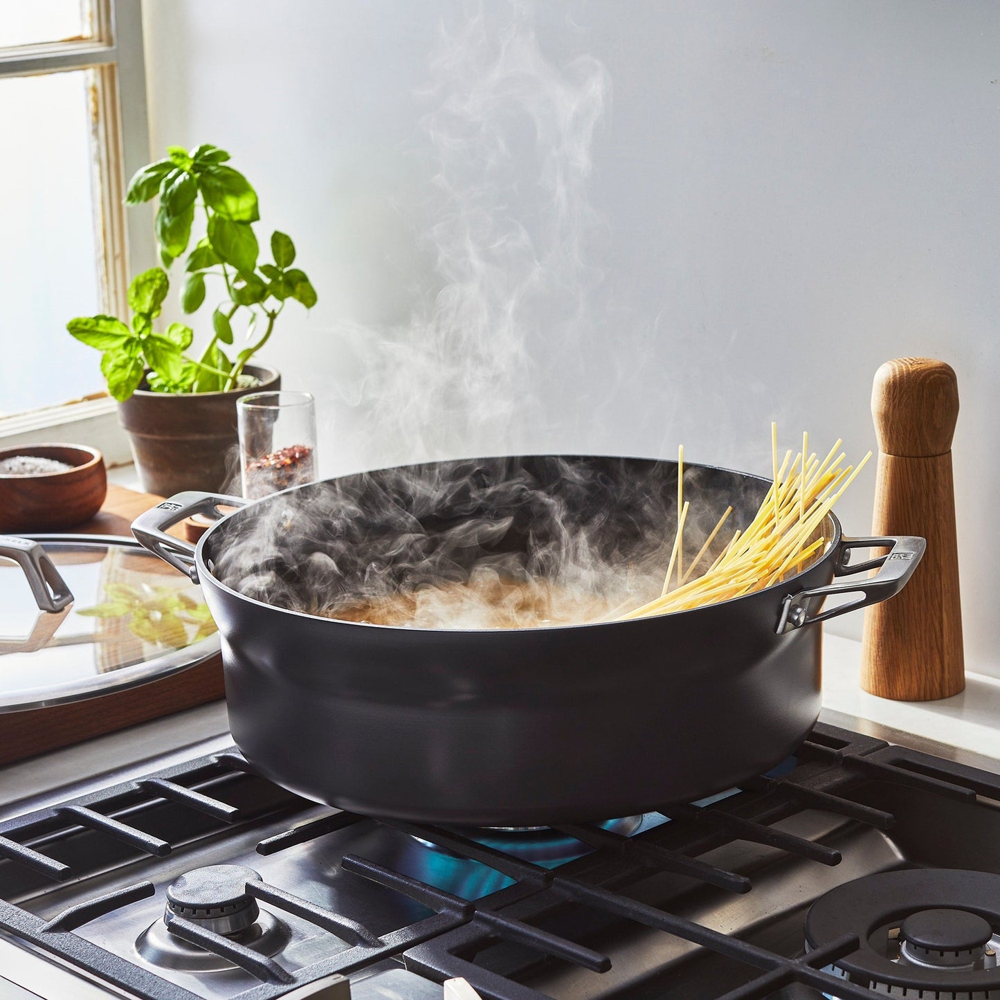 Cocotte antiadhésive en aluminium anodisé dur ZWILLING Motion
