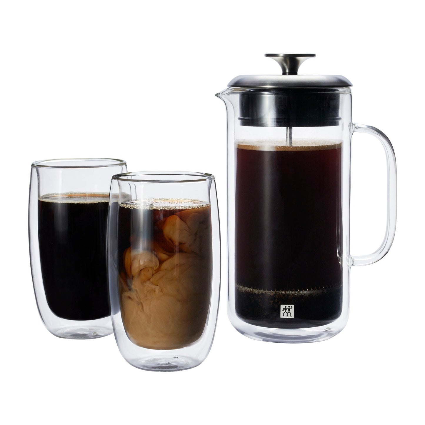Verre à piston et à café au lait à double paroi ZWILLING Sorrento - Transparent - 780 ml