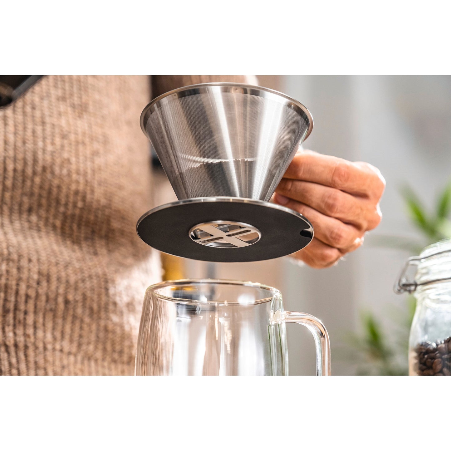 Filtre à café ZWILLING Sorrento en acier inoxydable - Argenté - 1 unité
