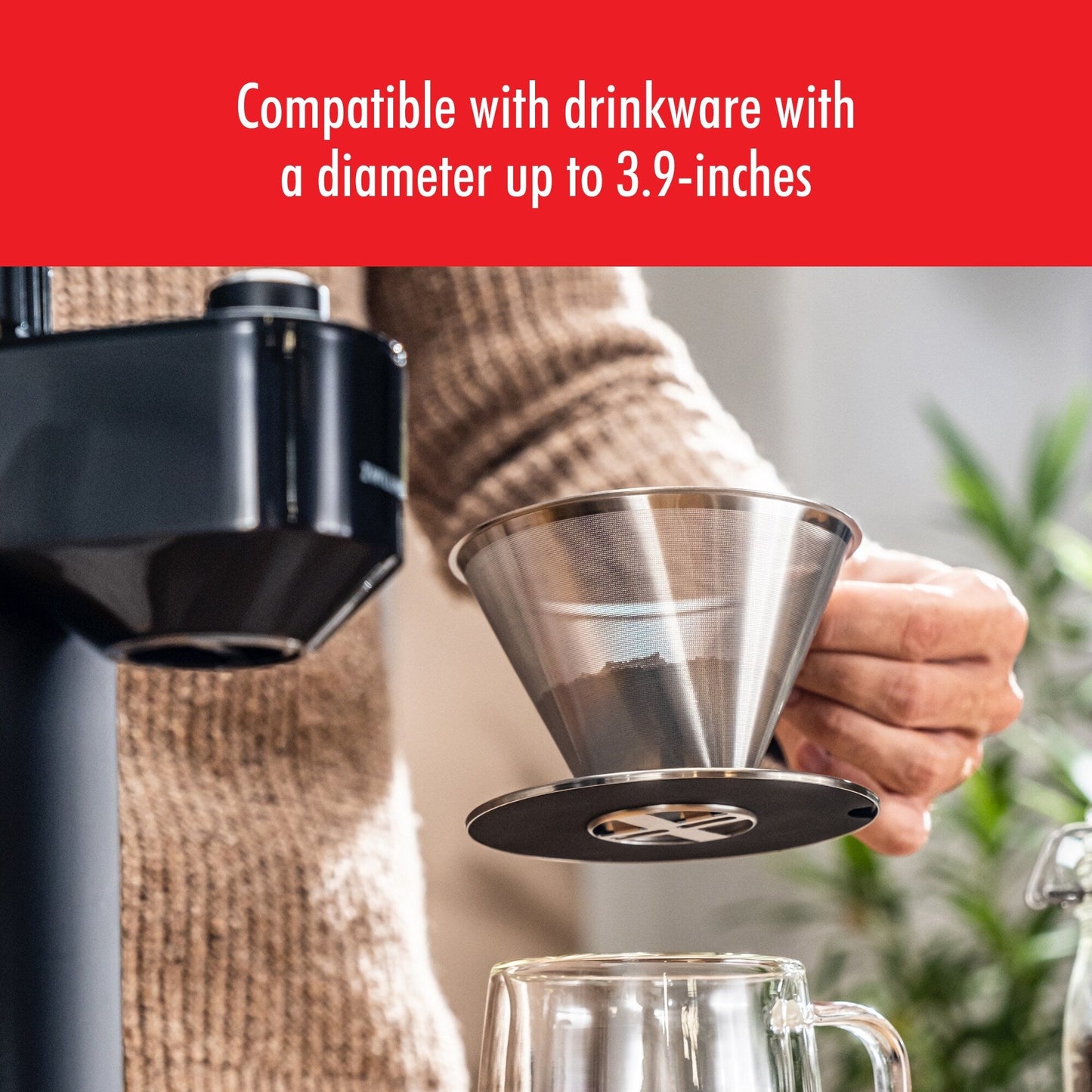 Filtre à café ZWILLING Sorrento en acier inoxydable - Argenté - 1 unité