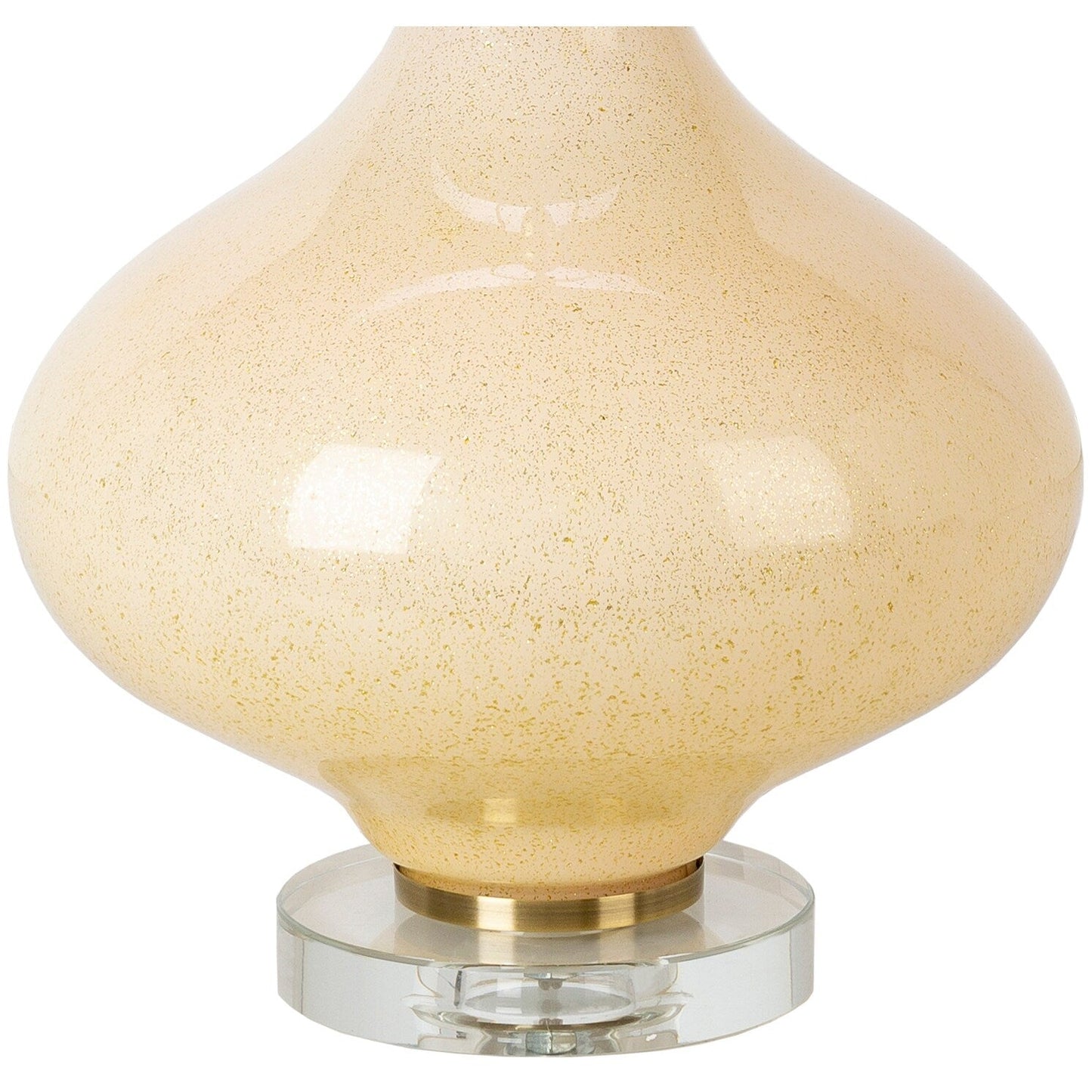 Lampe de table en verre peint Zayaan