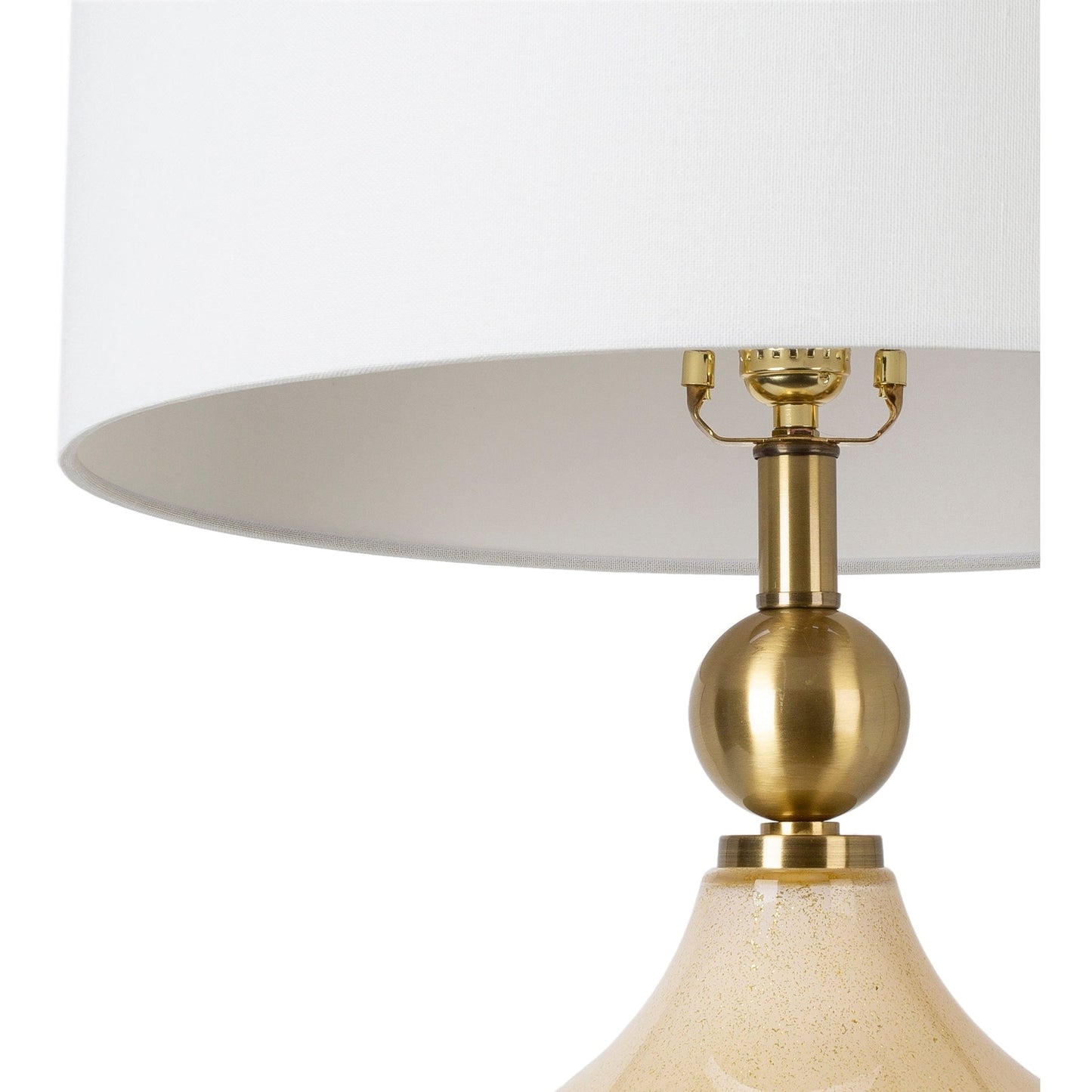 Lampe de table en verre peint Zayaan