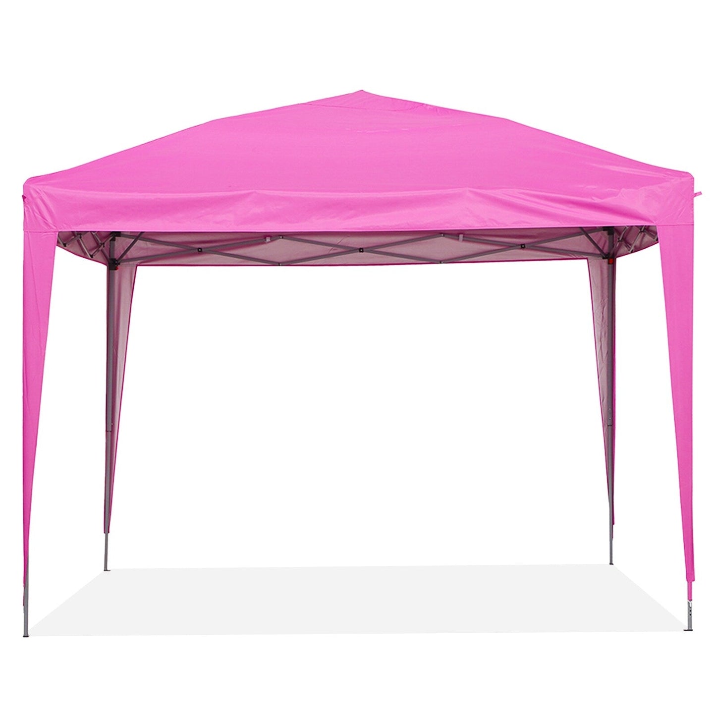 Tente de jardin pliante Zenova 10' x 10' pour extérieur, tonnelle, fête, mariage