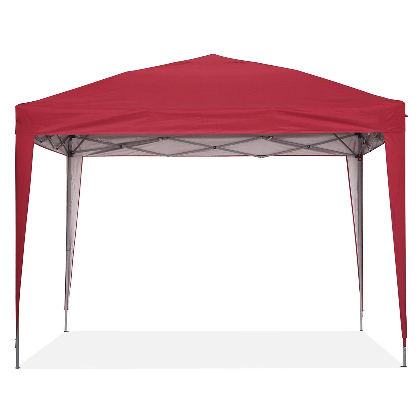 Tente de jardin pliante Zenova 10' x 10' pour extérieur, tonnelle, fête, mariage
