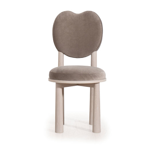 Chaise de salle à manger violette