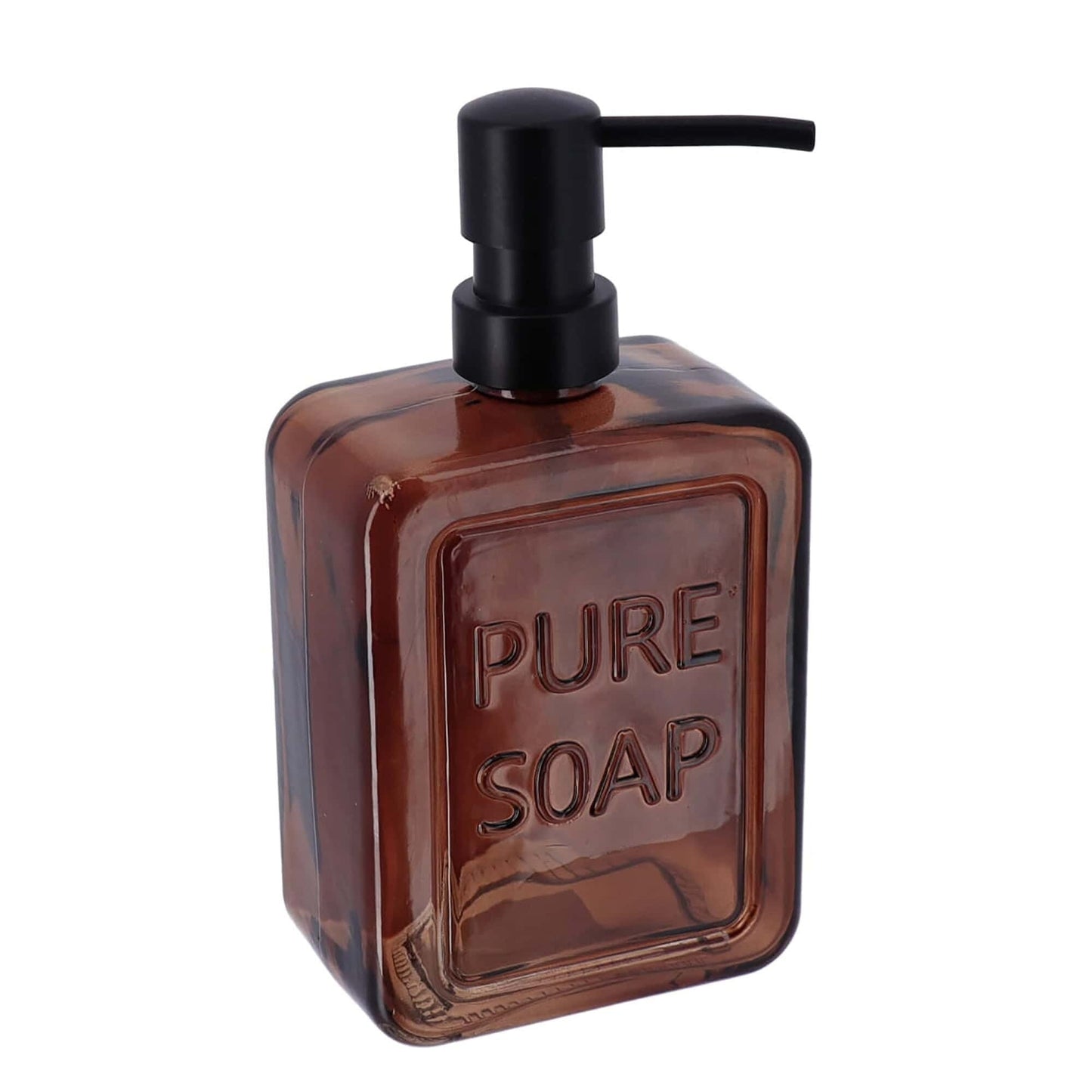 Distributeur de savon en verre vintage PURE SOAP 18 FL OZ - 18 Fl Oz